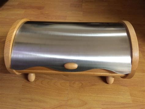 country bread box metal or wood|stainless steel bread box vs wooden.